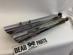 Harley 96-16 Slash Down Touring Slip-on Exhaust Mufflers Pipes Look Cheap. Fixed Price $100.00.