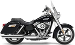 Cobra Slip-on Muffler With Scalloped Tip 4" Chrome Harley Fld Switchback 12-17. Fixed Price $382.54.