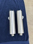 2007 Suzuki Hayabusa X24F0X Exhaust Muffler Set Of. Fixed Price $149.00.