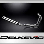 Honda CB350G CB350K 1969-73 Full 2-1 Exhaust 16" Stainless Slash Cut Muffler. Fixed Price $349.95.