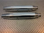 07-17 Harley Davidson Softail Exhaust Slip Mufflers 64708-08B. Fixed Price $85.00.