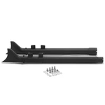 Black 36" Fishtail Slip On Mufflers Exhaust For Harley Touring Road King 17-25. Fixed Price $159.99.