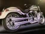 Components 3" Chrome Slip-ons Rival Shortys For 95-17 Dyna RCX217C-22E. Fixed Price $130.00.