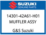 Suzuki Oem Part 14301-42A61-H01 Muffler Assy. Fixed Price $463.14.