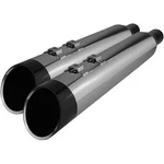 Khrome Werks 4.50" Hp-plus Slip-on Mufflers Chrome Black Edge Tip Touring 17-24. Fixed Price $845.95.