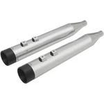 Drag Specialties 1801-1262 4" Slip-on Mufflers Chrome/black. Fixed Price $572.40.