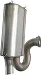 Bassani Slip-on Muffler Slash Cut Stainless 6S17. Fixed Price $648.95.