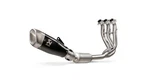 S-T6R1-CQTBL Exhaust Akrapovic Racing Black Titanium Triumph Trident 660. Fixed Price $1286.55.