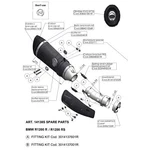 Exhaust Pipe Spare Part Set Leovince S1085 System Connection. Fixed Price $214.80.