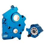 S&s Cycle 310-0997B Blue Anodized Finish Camplate Oil Pump Kit. Fixed Price $836.95.
