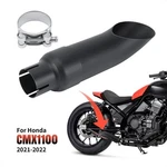 Motorcycle Shorty Exhaust Muffler Pipe Radiant Black For Honda Rebel Cmx 1. Fixed Price $132.79.