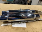 Vtg Cherry Bomb Slip On Mufflers 1/4 1/2 Motorcycle Chopper Custom Shorty. Fixed Price $49.95.