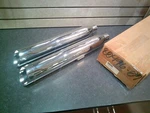 Nos Harley-davidson 80496-07 Shotgun Style Accessory Slip-on Slash Out Mufflers. Fixed Price $250.00.
