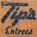 1940S Tip's Ann Jardine Restaurant Menu Wilshire Boulevard La Brea Los Angeles. Fixed Price $287.50.