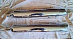 Harley-davidson Exhaust System 64900016A 65592-09A Chrome Mufflers. Fixed Price $55.00.