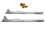Wyatt Gatling 36" Fishtail Exhaust Muffler Set 1995-2016 Harley Touring Flt. Fixed Price $206.95.