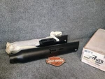 Harley Fxdl 1995-2010 Rush Slip-on Exhaust 2.0 Slash Down Black. Fixed Price $200.00.
