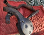 Vintageyamaha LB80 Chappy Exhaust Header Muffler Oem Assembly.. Fixed Price $125.00.