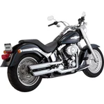 Vance & Hines Twin Slash Slip-on Mufflers Chrome Harley Davidson Fatboy/softail. Fixed Price $549.95.