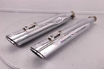 2013 Harley Street Glide Vance Hines Exhaust Muffler Pipe Kit Twin Slash Chrome. Fixed Price $309.44.