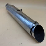 Harley Davidson 80404-01 Dyna Wide Glide Muffler Exhaust Slash Cut Heat Shield. Fixed Price $150.00.