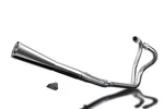 Yamaha XS650SE 1978-85 Delkevic Exhaust 2-1 Stainless Classic Megaphone Muffler. Fixed Price $420.99.