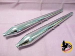 Fit Honda CB250 CB350 Chrome Exhaust Muffler Rocket Style Set New #NAN3803#. Fixed Price $99.70.
