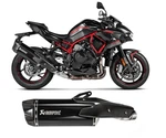 Akrapovic Black Titanium Exhaust With Carbon End Cap For Kawasaki Z H2 2020 2023. Fixed Price $1438.40.