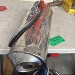 Triumph Tiger 1050 Oem Exhaust Muffler T2200372 Stock. Fixed Price $106.83.