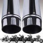 Dna 4" Megaphone Slip-on Mufflers Exhaust Pipes For Harley Touring Ultra Classic. Fixed Price $118.95.