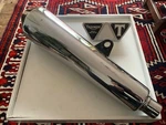 Triumph Legend 900 R/h Chrome O/e Exhaust Silencer T2201590 & Mounting Bracket. Fixed Price $383.15.