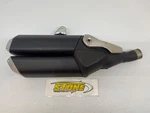 Used Oem Ducati Monster 1200R Exhaust Muffler Silencer Pipe 57322252BA. Fixed Price $115.00.