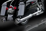Components Rcx 4.5" Gatlin Chrome W/ Tips Slip Mufflers Harley Flht. Fixed Price $660.56.