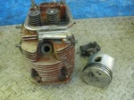 Cushman Truckster Haulster Right Side Pass 18HP Omc Cylinder Jug & Piston. Fixed Price $70.00.