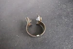 Honda 1985 1986 VF700C Magna Left Side Exhaust Header Muffler Pipe Band Clamp. Fixed Price $20.00.
