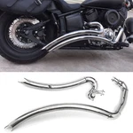 Shortshots Staggered Exhaust Pipes W/ Baffles For Yamaha V-star XVS1100. Fixed Price $151.96.