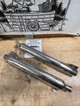 1997-1999 Harley Davidson Flsts Softail Heritage Springer Fishtail Mufflers. Fixed Price $399.99.