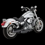 Vance & Hines 46337 Black Twin Slash 3" Slip-on Exhaust Mufflers 10+ Harley Dyna. Fixed Price $599.00.
