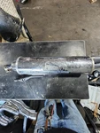 Yamaha Xv 1700 Road Star Warrior Oem Exhaust Muffler System 5PX 2003 To 2009. Fixed Price $250.00.