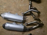 2024 Gas EW500F Oem Silencer And Exhaust Header. Fixed Price $600.00.