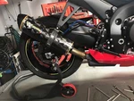 Two Brothers Racing Carbon Fiber Slip-on Muffler For 2016 Suzuki GSXR600. Fixed Price $299.00.