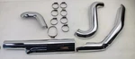 Genuine 09-16 Harley-davidson Twin Cam Touring Exhaust Heat Shield Chrome Set. Fixed Price $277.00.