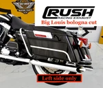 94-16 Harley Touring Rush Racing Left Baloney Cut Muffler Big Louis Slash Out. Fixed Price $79.95.