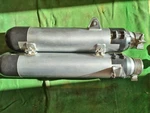 Harley Davidson Vrsc Rod Exhaust Muffler Silencers 21/2" 65089-05A & 65096-05A. Fixed Price $147.91.