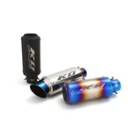51 Mm 2 Universal Motorcycle System Exhaust Mufflers Stainless Steel Link Pipe. Fixed Price $54.74.