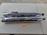95-16 Harley Davidson Twin Cam Freedom Performance 4" Slip Mufflers Chrome. Fixed Price $249.99.