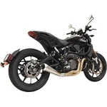 Bassani 8F127SS 4" Slip-on Megaphone W/o Cat Low Mount Stainless Indian Ftr 1.... Fixed Price $472.95.