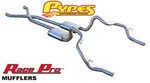 Pypes 70+ Body Dual Exhaust System 2.5 X-pipe Stainless Race Pro Mufflers. Fixed Price $629.79.