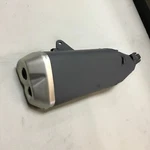 Used Scratched 22-23 Honda CB500FA Exhaust Muffler 18310-MKP-DP0. Fixed Price $150.00.
