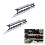Sharkroad Gp Shorty Style Slip On Mufflers For Harley Dyna 1990-2017 Models. Fixed Price $90.37.